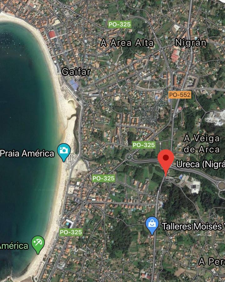 Muino. Pequena Casita Cerca De Playa America Nigrán Exteriör bild